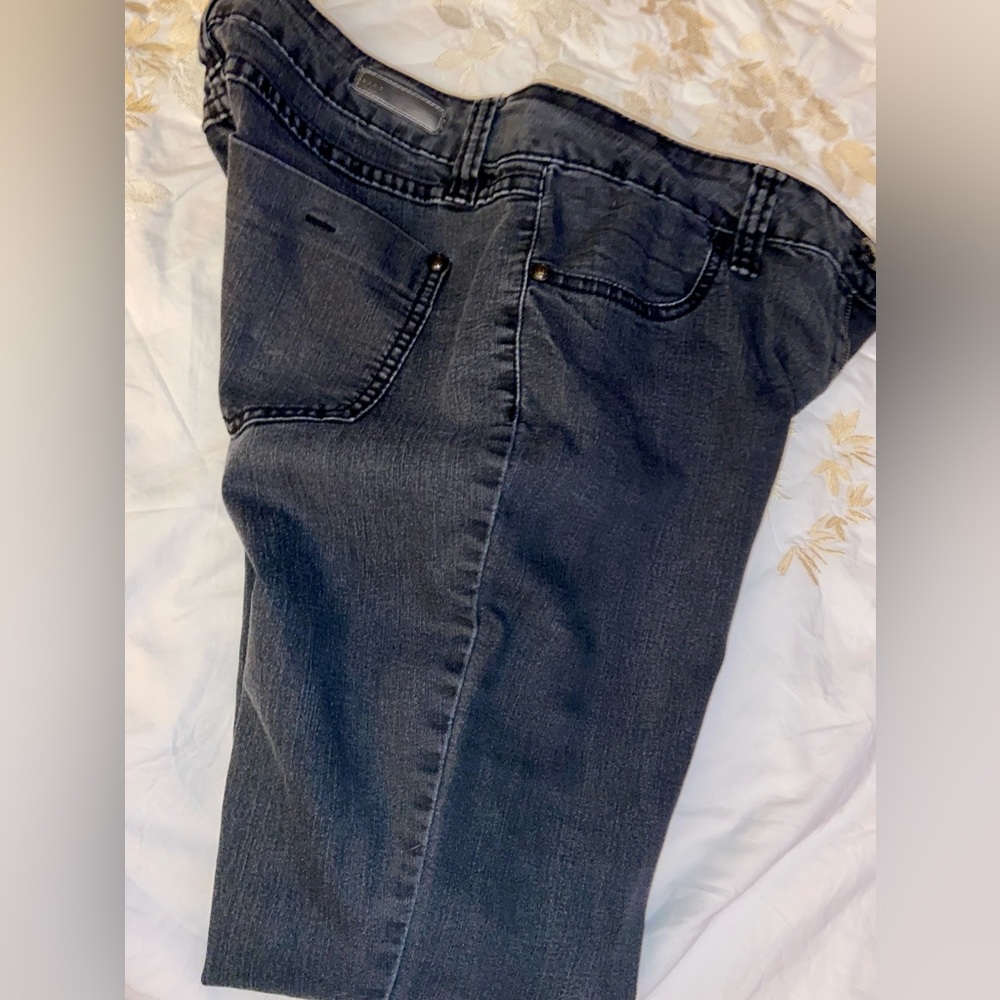 Gently🫶🏼 Elle Black Jeggings Sz-12R Pretty Jeans-ComfortableLightCottonBlend🖤